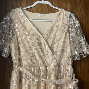 Baltic Born - 1XL dress - Champagne/blush pink